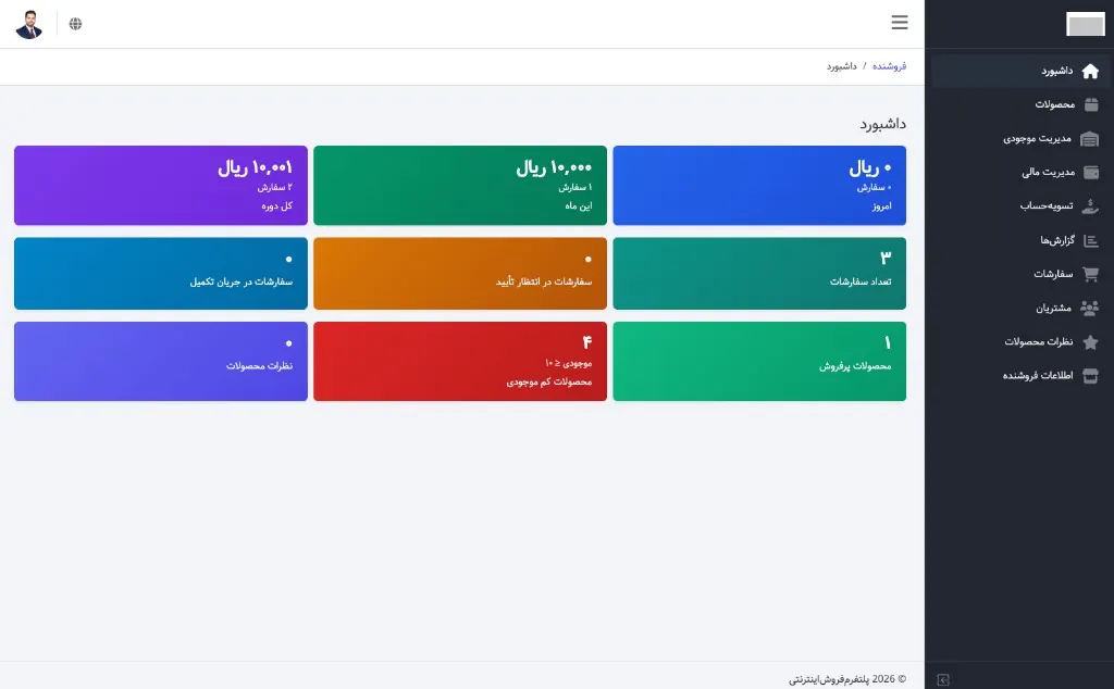 Multi-Vendor Ecommerce – Seller Dashboard